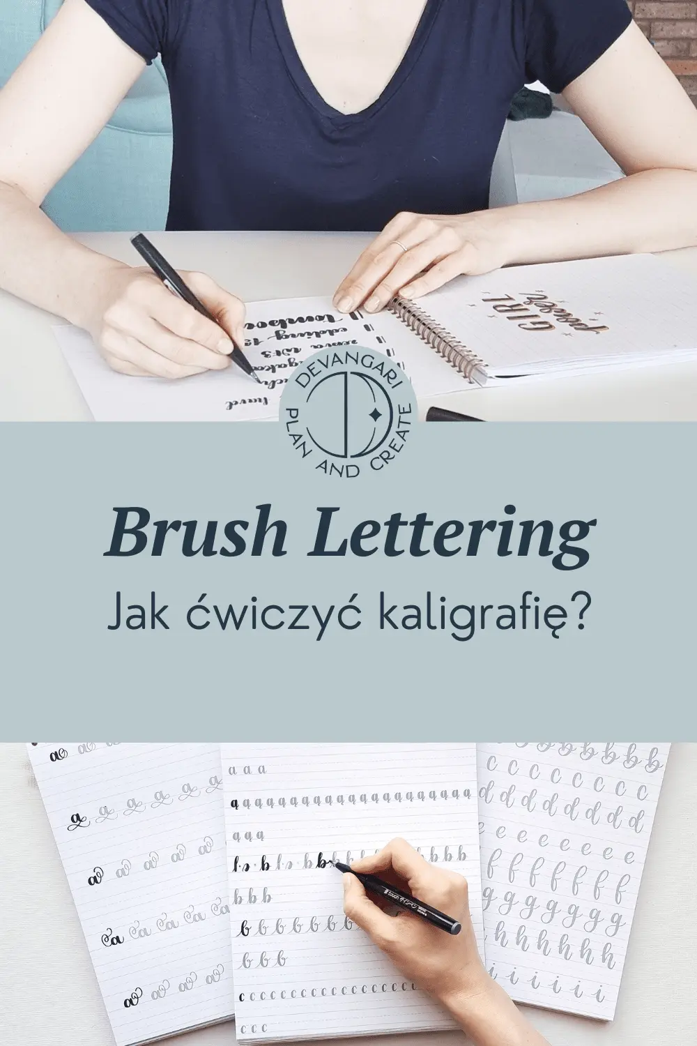 Jak ćwiczyć brush lettering?